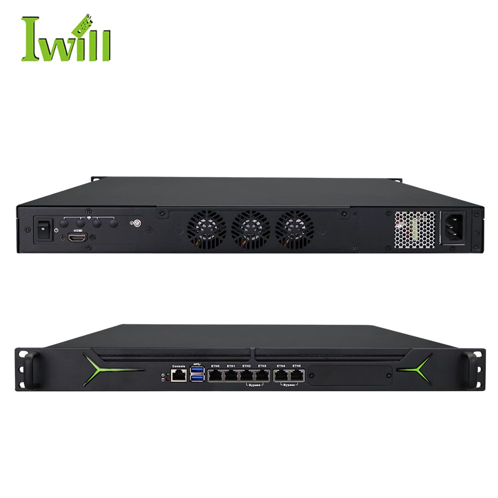 1U6L-ADL - 1U Rackmount firewall с Intel Alder Lake Desktop и 6x 1G LAN, bypass групи | IWILL България