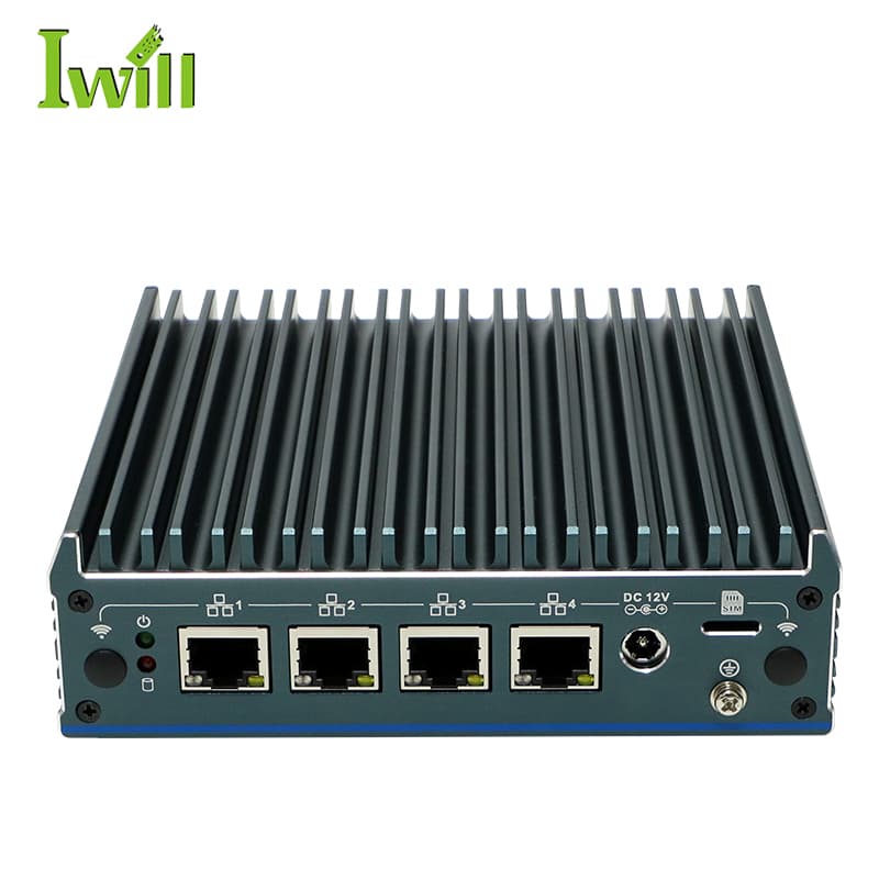 IWILL N1241 ClawFirewall мини компютър с 4× 2.5G Intel LAN