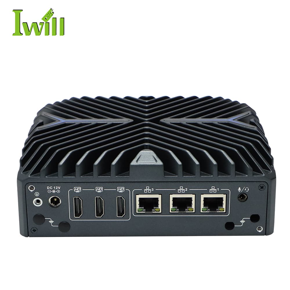 Nano-N3322 - Мини компютър с Intel Alder Lake 12-та генерация, 3x HDMI, 3x 2.5G LAN, DDR5 | IWILL България